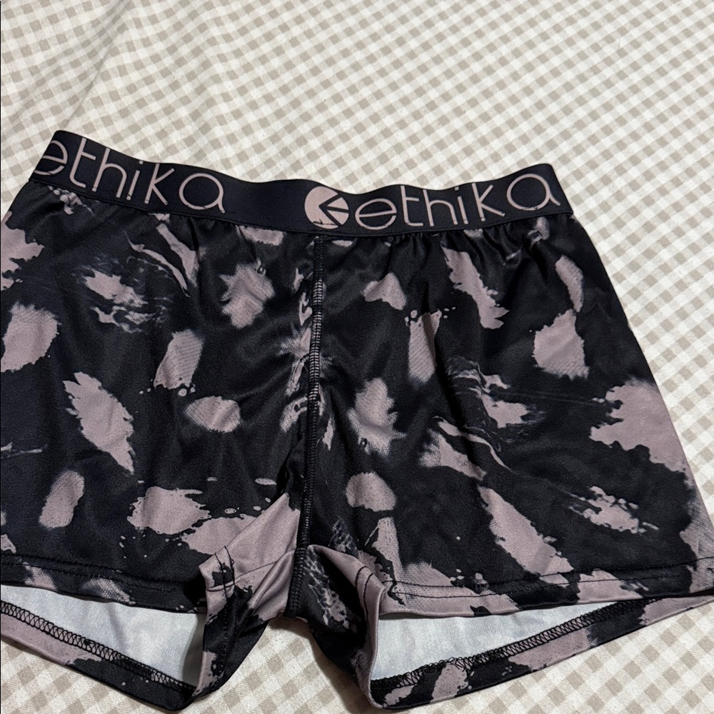 Ethika Black and Gray Splatter Boxers